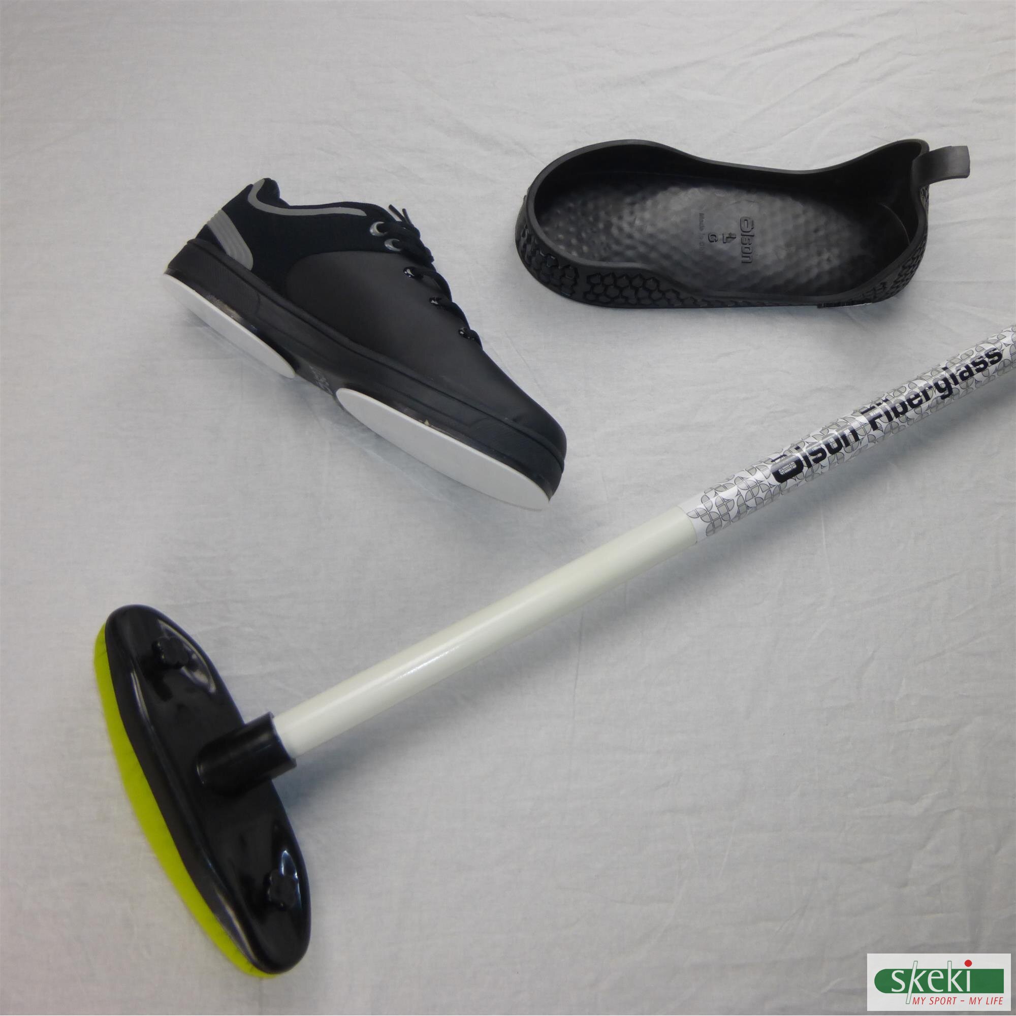 Olson Rookie Bundle ReVive curlingshoe + anti slider + fibreglas cur