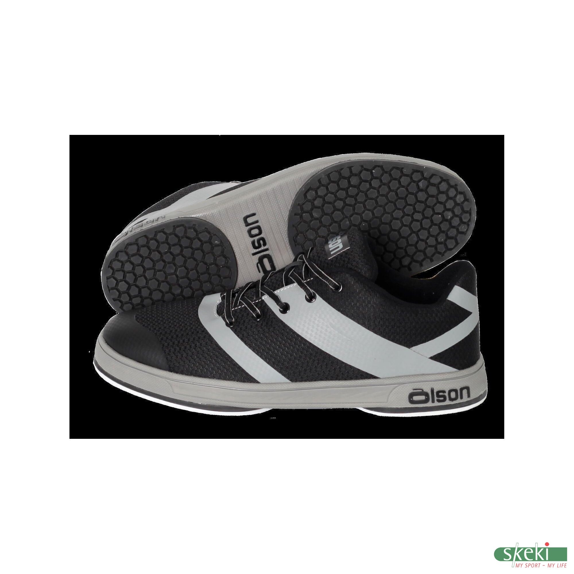 Olson Starterset Curlingschuhe+Gripper+PYRO Curlingbesen